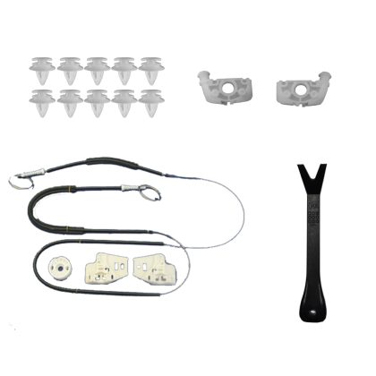 Kit reparație macara geam față stânga BMW seria E46